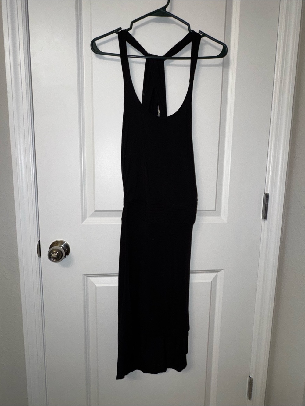 BCBG Black Racerback Maxi Dress